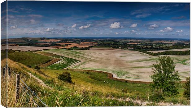  View From Firle Beacon Canvas Print by Phil Clements