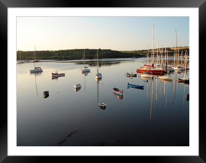  Harbour view Kinsale Framed Mounted Print by Rob Washington