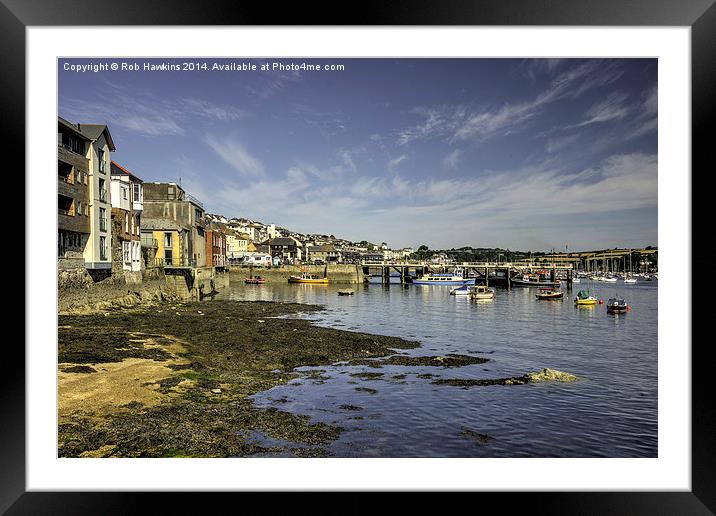  Falmouth Quayside  Framed Mounted Print by Rob Hawkins