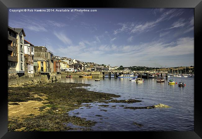  Falmouth Quayside  Framed Print by Rob Hawkins