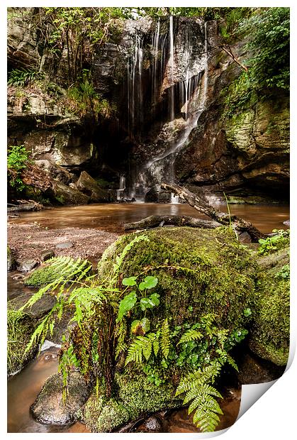  The Waterfall Print by Dave Hudspeth Landscape Photography