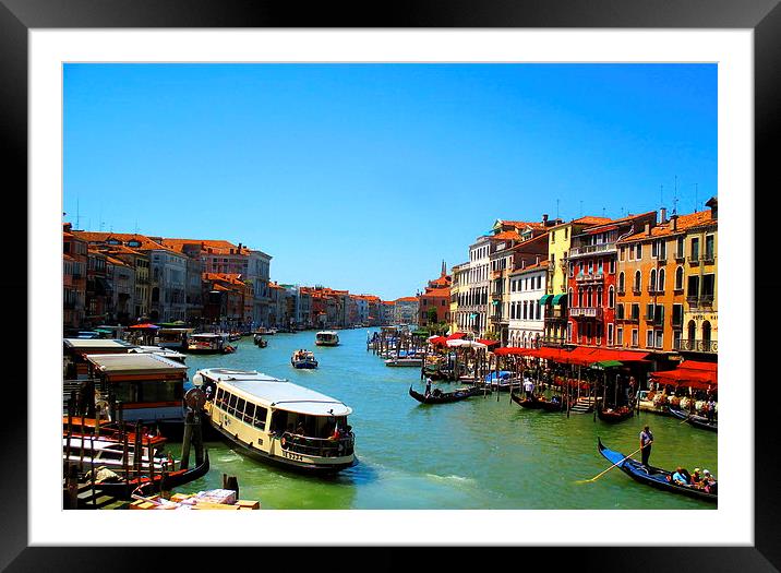  A View of Venice Framed Mounted Print by Michael Wood