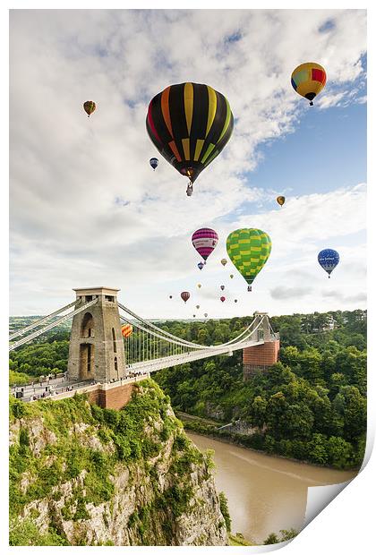 Bristol Balloon Fiesta Print by Daugirdas Racys