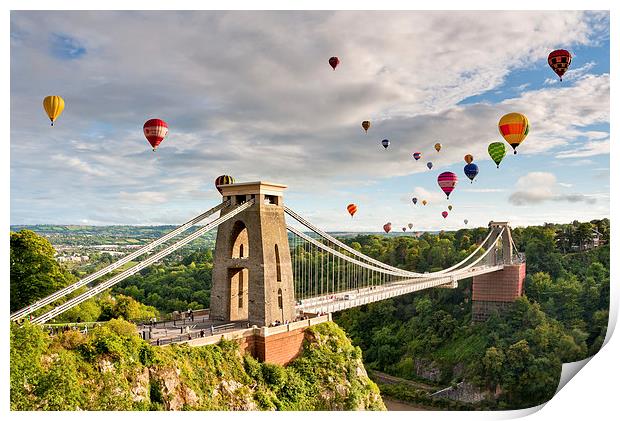 Bristol Balloon Fiesta Print by Daugirdas Racys
