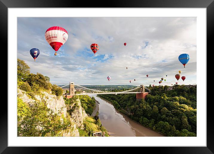 Bristol Balloon Fiesta Framed Mounted Print by Daugirdas Racys