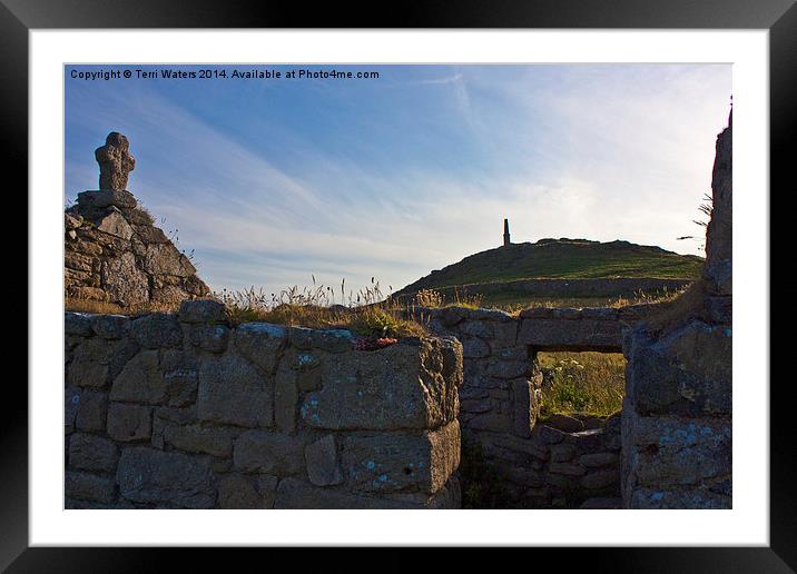  The Oratory Cape Cornwall Framed Mounted Print by Terri Waters