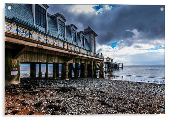 Penarth Pier 1 Acrylic by Steve Purnell