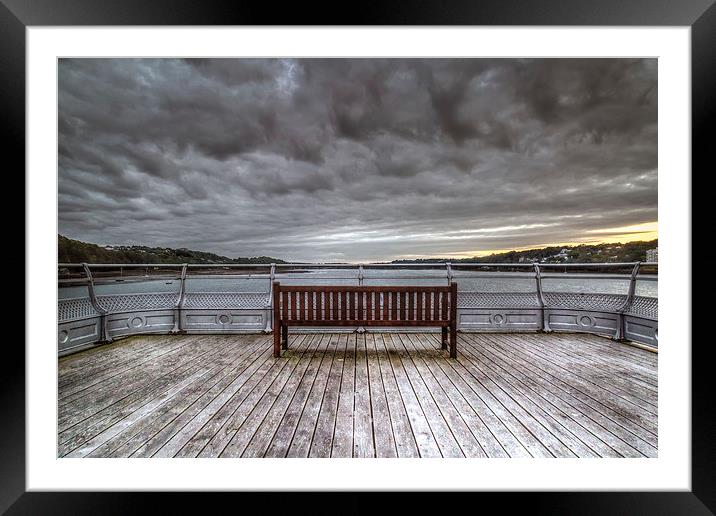  View from the Pier Framed Mounted Print by Jon Lingwood