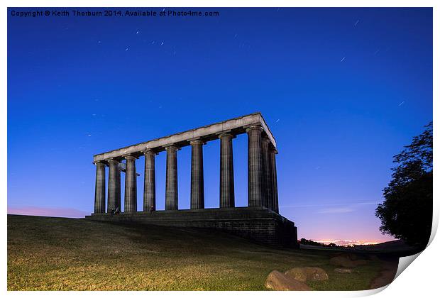  National Monument Edinburgh Print by Keith Thorburn EFIAP/b