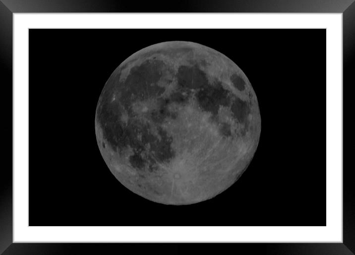  Super Moon Framed Mounted Print by Alan Waters