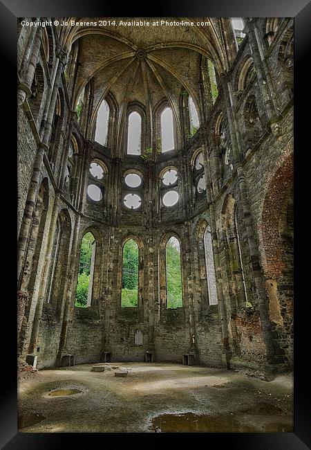 church ruin Framed Print by Jo Beerens