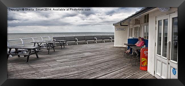  Cromer pier - a summer's day Framed Print by Sheila Smart