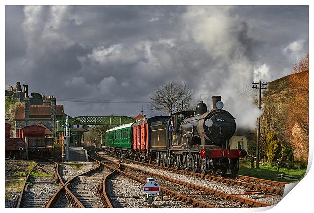  Running ahead of the storm Print by Ian Duffield