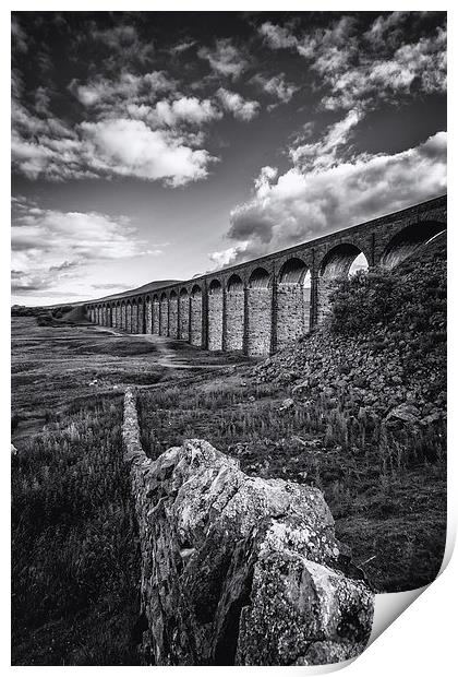  Ribblehead Viaduct in Yorkshire Print by Andy McGarry