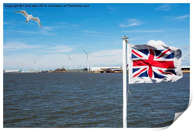  Mini Cruises along the River Mersey Print by Frank Irwin