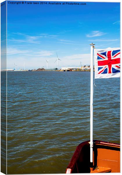 Mini Cruises along the River Mersey Canvas Print by Frank Irwin