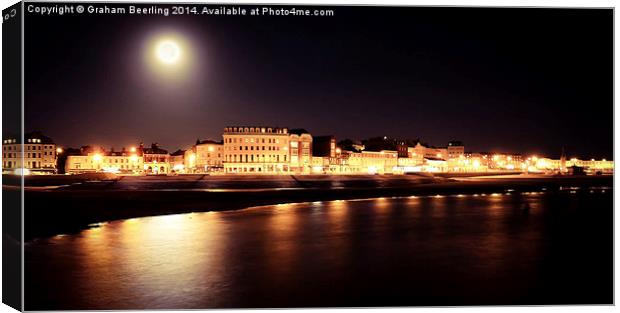  Margate At Night Canvas Print by Graham Beerling