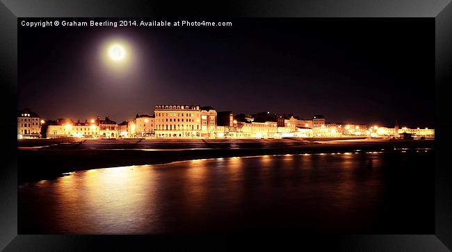  Margate At Night Framed Print by Graham Beerling