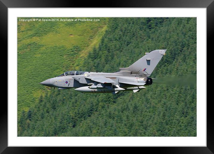  RAF Tornado - Low Level Framed Mounted Print by Pat Speirs