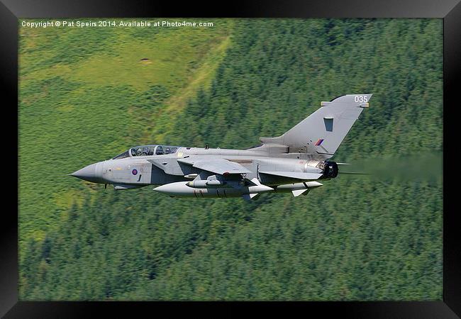  RAF Tornado - Low Level Framed Print by Pat Speirs