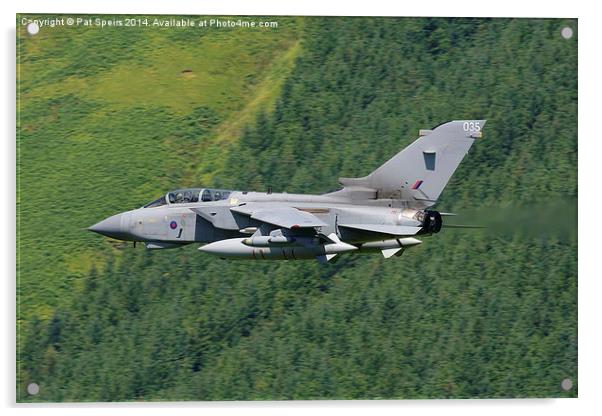  RAF Tornado - Low Level Acrylic by Pat Speirs