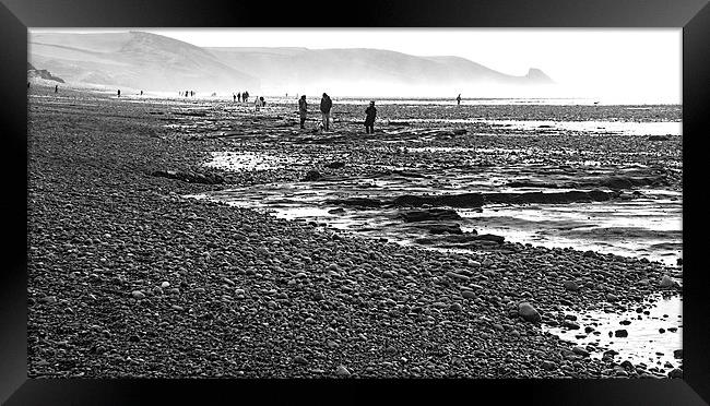  Between the Storms Framed Print by Barrie Foster