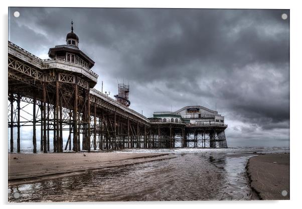 Blackpool North Pier Acrylic by Jon Lingwood