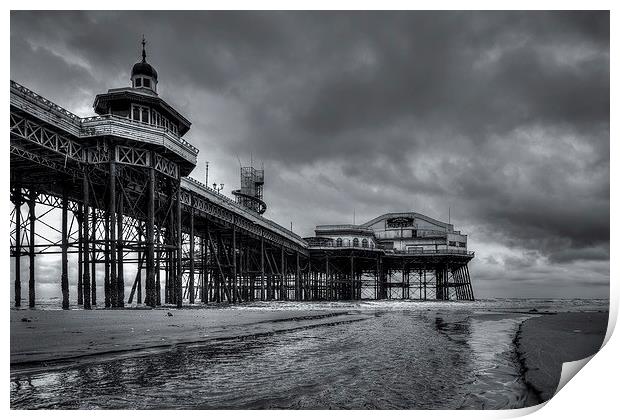 Blackpool North Pier Print by Jon Lingwood