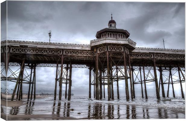 Blackpool North Pier Canvas Print by Jon Lingwood