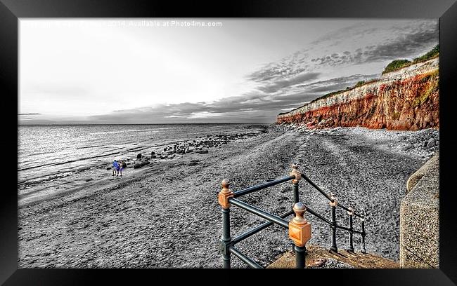  Looking out to sea  Framed Print by Gary Pearson