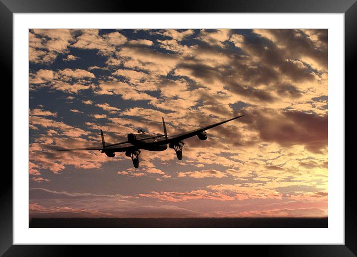 "Pro libertate" (106 Squadron RAF) Framed Mounted Print by J Biggadike