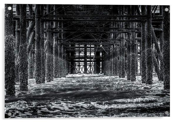  Underneath the Pier Acrylic by Jon Lingwood