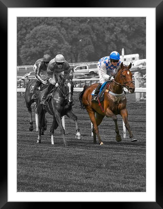 Day At The Races Framed Mounted Print by Mark Robson