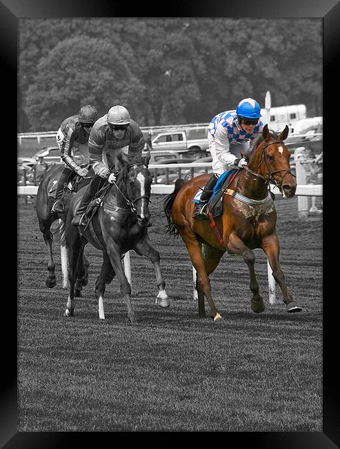 Day At The Races Framed Print by Mark Robson