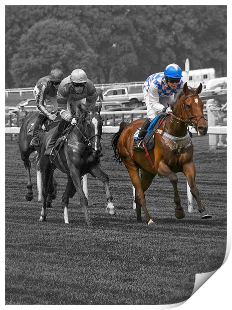 Day At The Races Print by Mark Robson