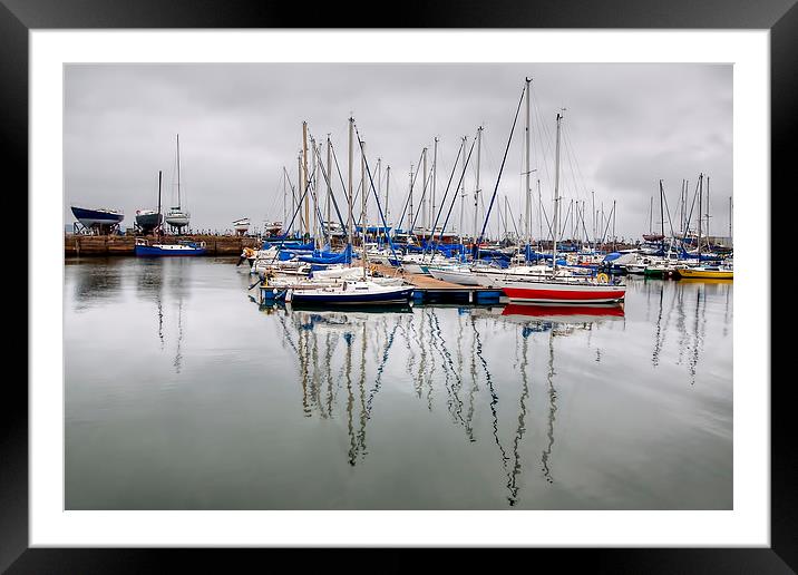 Tayport Harbour  Framed Mounted Print by Valerie Paterson