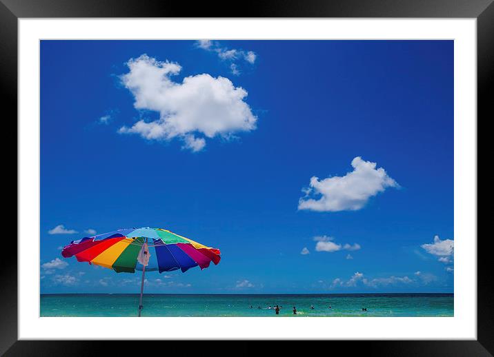 Passa-Grille beach, Pinellas County, Florida Framed Mounted Print by Jon Lingwood