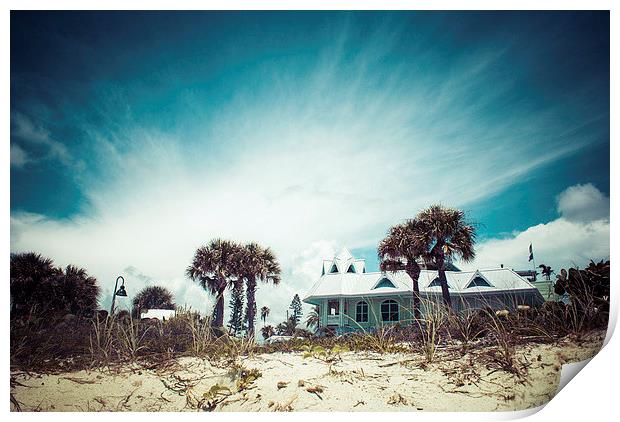  Passa-Grille beach, Pinellas County, Florida Print by Jon Lingwood