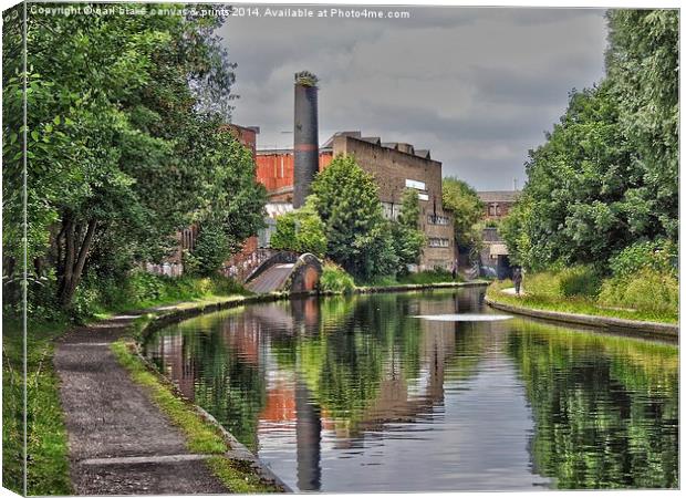  canal walk Canvas Print by carl blake