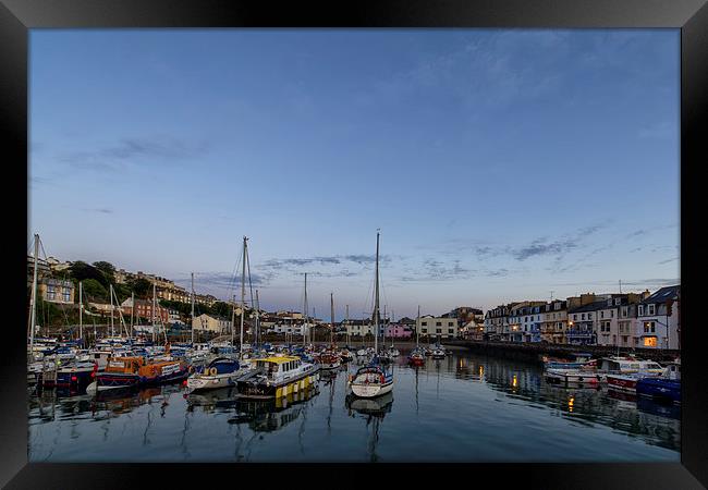  Ilfracombe Harbour Framed Print by Dave Wilkinson North Devon Ph