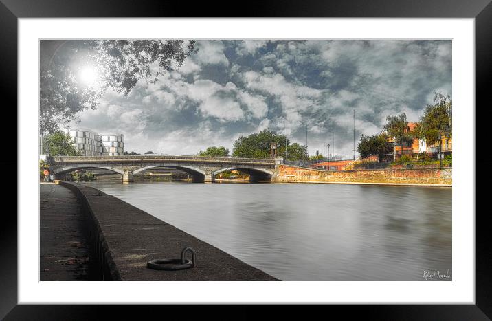  Maidstone Bridge Framed Mounted Print by Rob Toombs