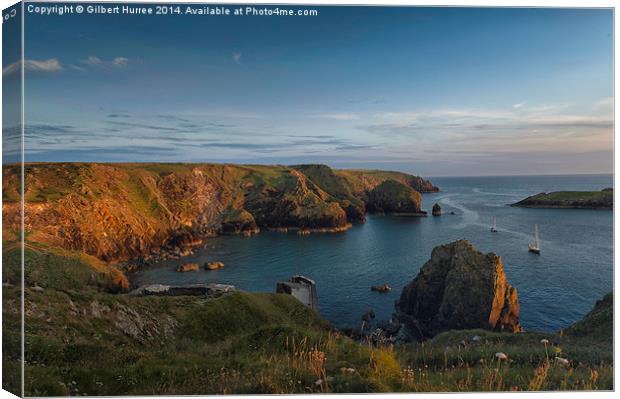  The Mullion Cove Canvas Print by Gilbert Hurree