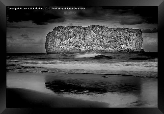playa de Andrín Llanes Asturias Framed Print by Josep M Peñalver
