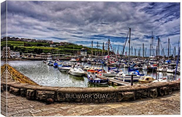 Bulwark Quay Canvas Print by Tom Gomez