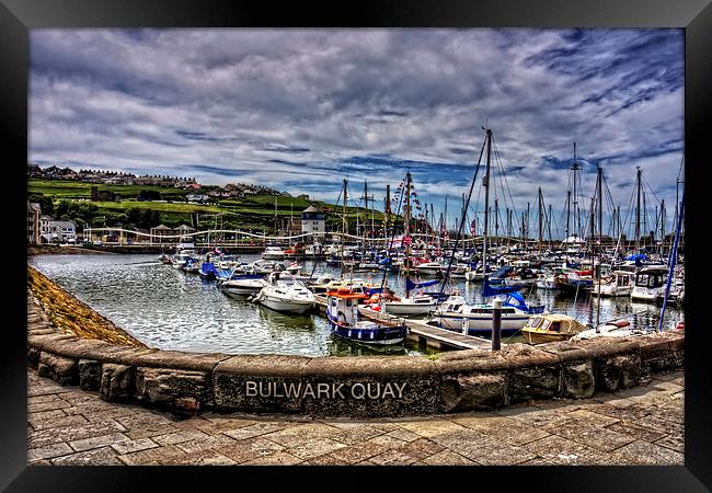 Bulwark Quay Framed Print by Tom Gomez