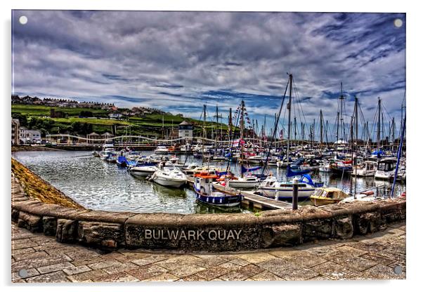 Bulwark Quay Acrylic by Tom Gomez