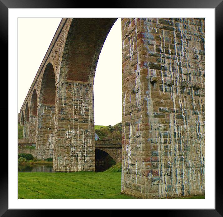 viaduct Framed Mounted Print by malcolm maclean