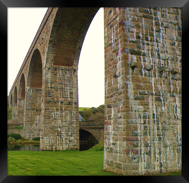 viaduct Framed Print by malcolm maclean