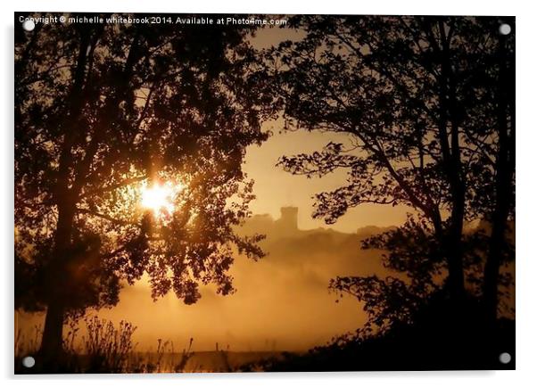  Sunrise Beyond Acrylic by michelle whitebrook