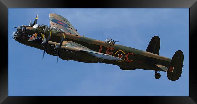 Lancaster Bomber Just Jane NX611 Framed Print by Oxon Images